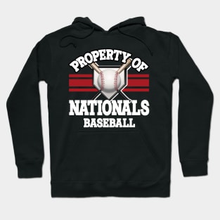 Proud Name Nationals Graphic Property Vintage Baseball Hoodie